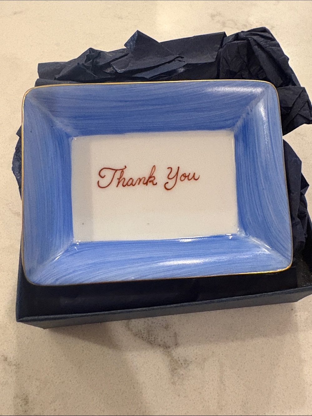 Hand Painted Porcelain Jewelry Dish
